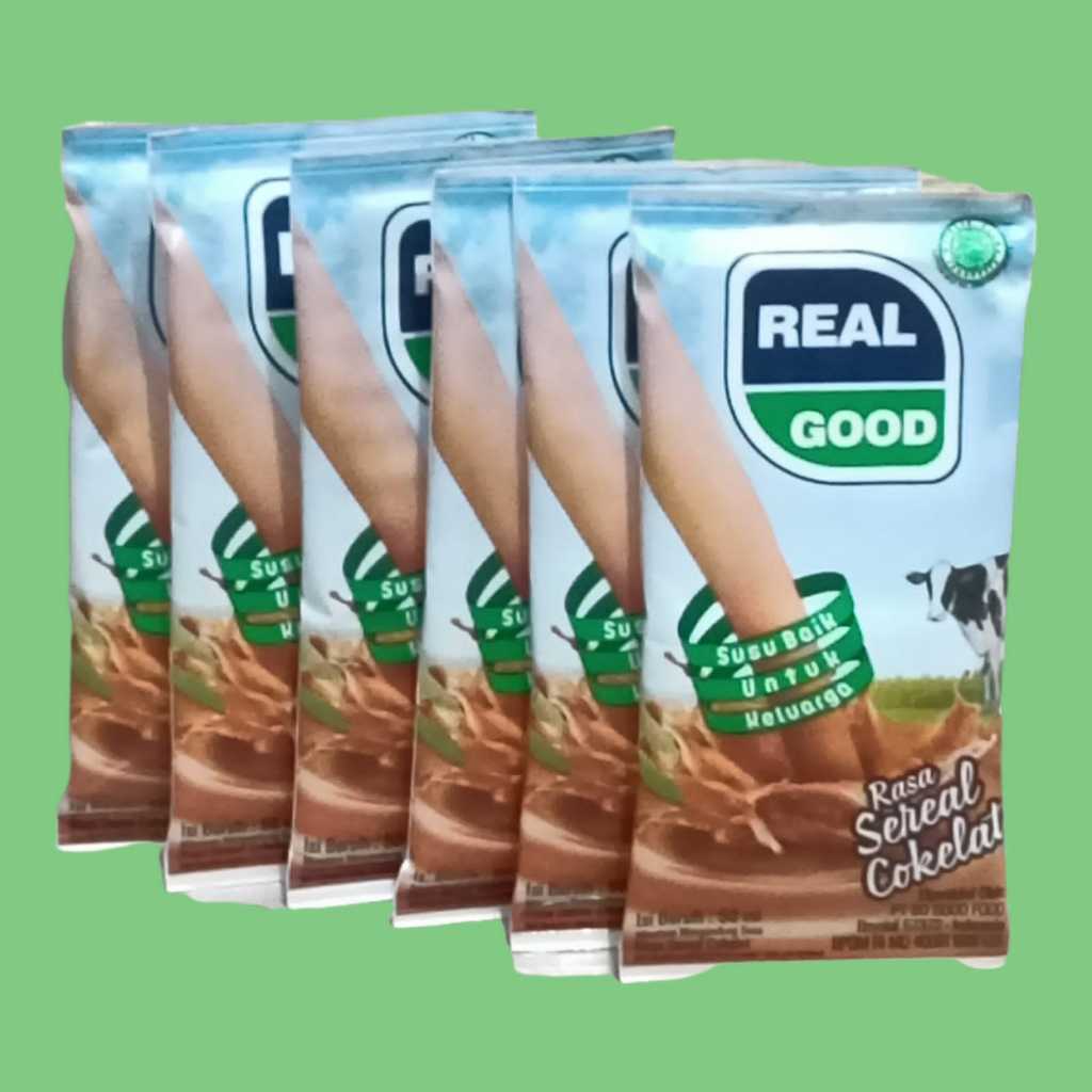 

REAL GOOD Susu Bantal Sereal Cokelat 50ml [6 sachet]