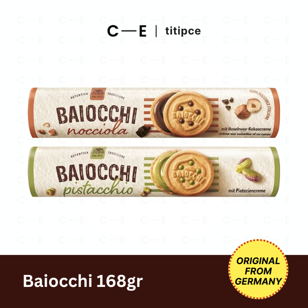 

Mulino Bianco Baiocchi Nocciola Pistacchio Cookies 168gr Germany Snack