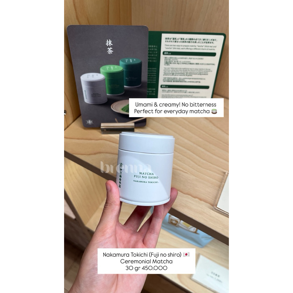 

[READY STOCK] Nakamura Tokichi Japan Matcha Powder | Ceremonial Matcha Kyoto Japan