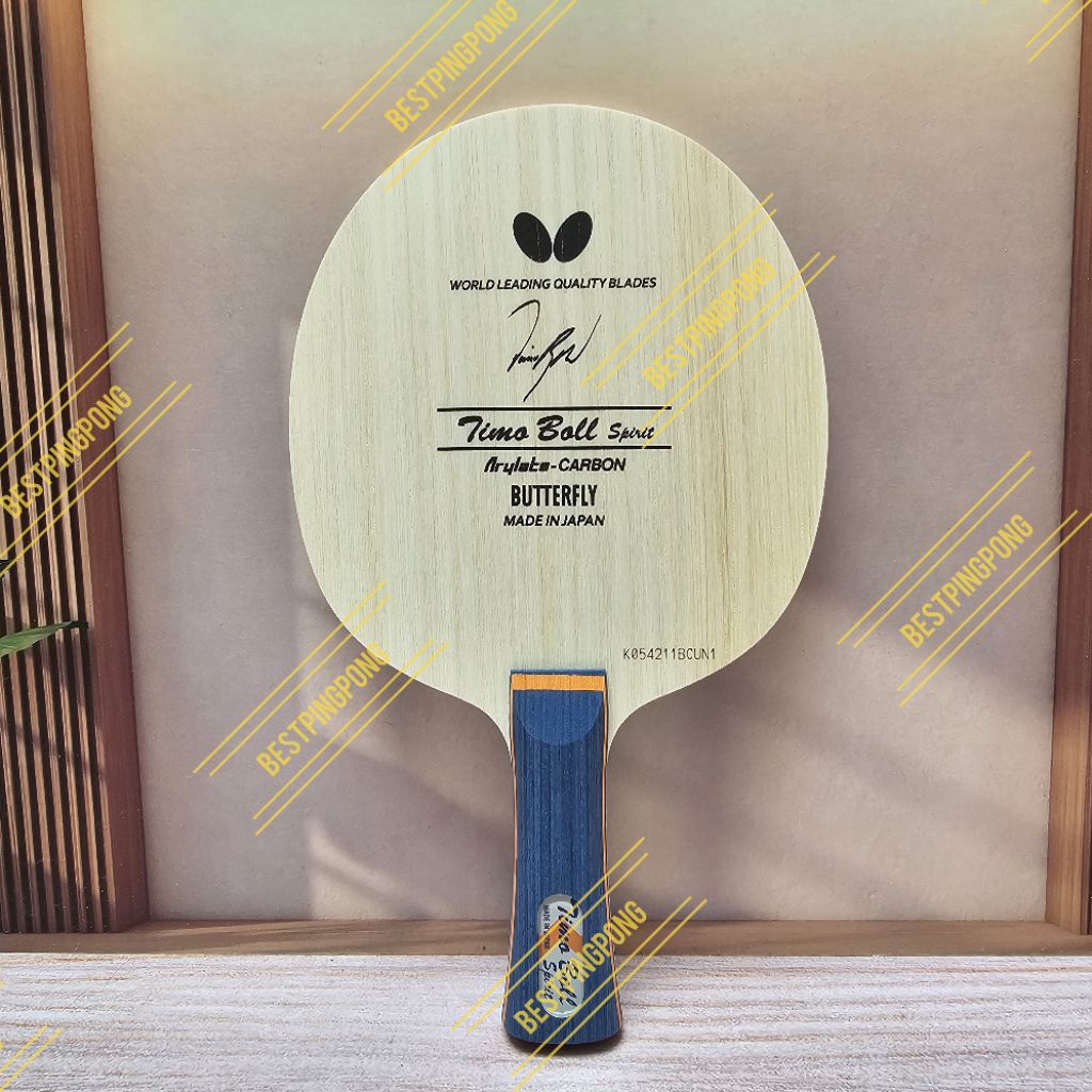 Butterfly TimoBoll Spirit FL kayu bet pingpong ORIGINAL