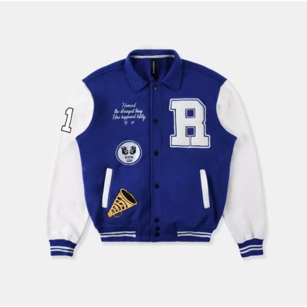 Roughneck VB008 Blue Beast Varsity Jacket ORIGINAL