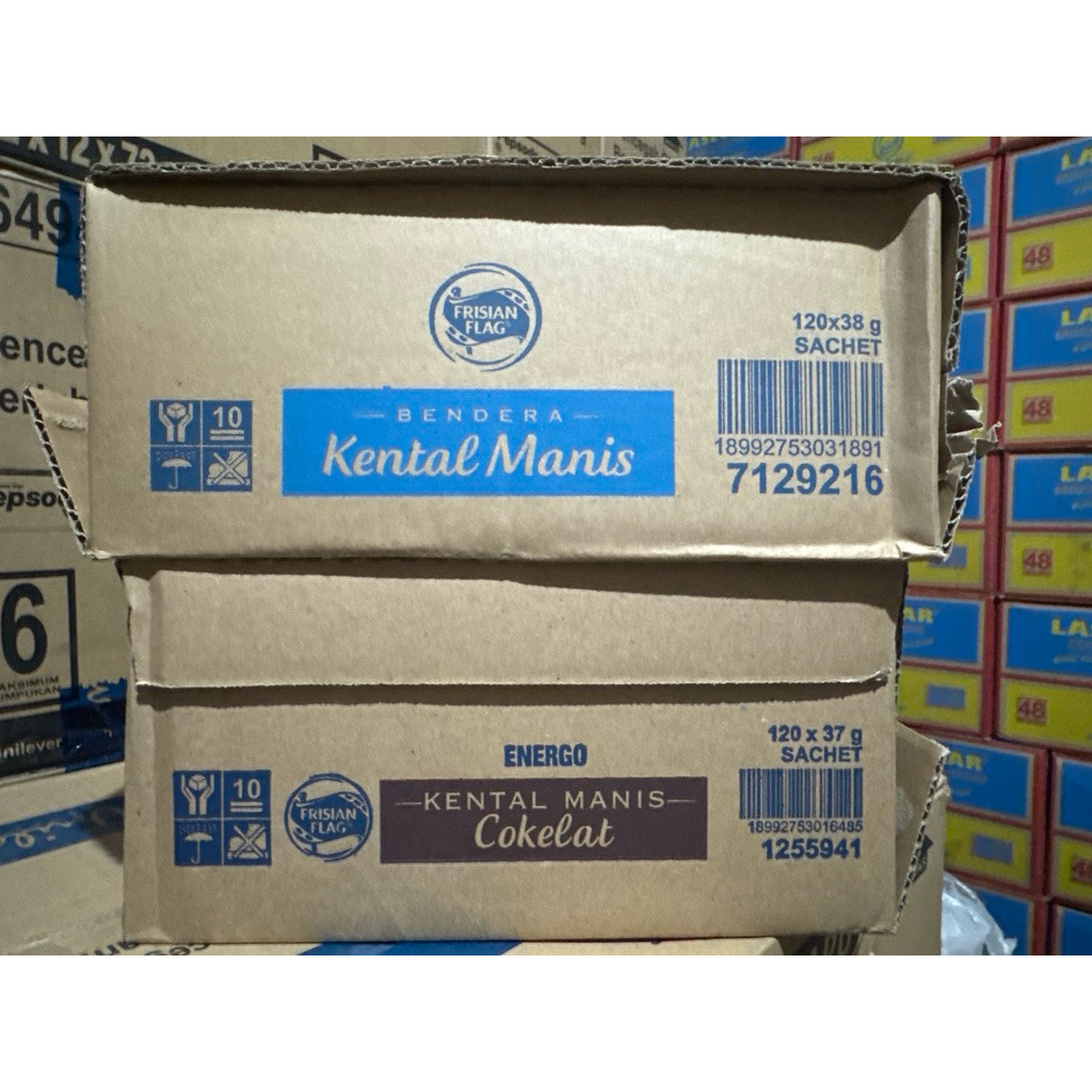 

Susu Bendera Sachet 37 gr @ 120 sachet / 1 dus