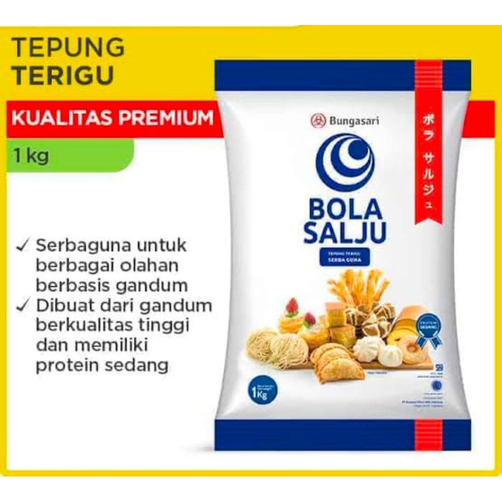 

Tepung terigu bola salju*✓1 dus isi 10 pcs