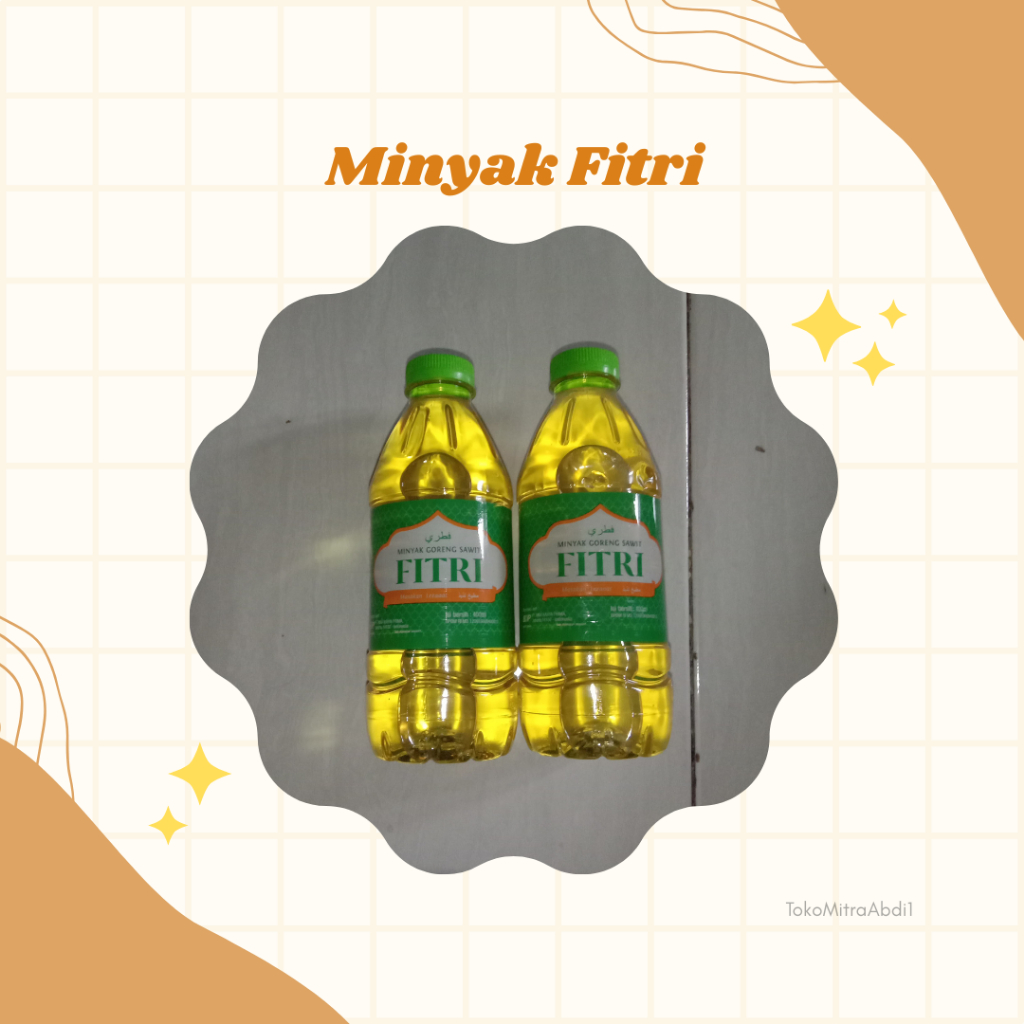 

Minyak Goreng Fitri Botol 400ml / Minyak Goreng 400ml