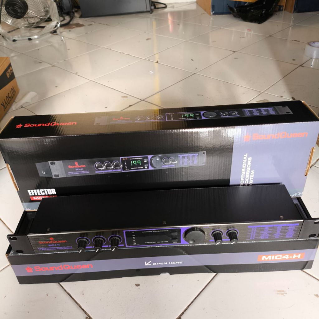 SOUNDQUEEN EFFECTOR MIC4-H EFEK VOKAL