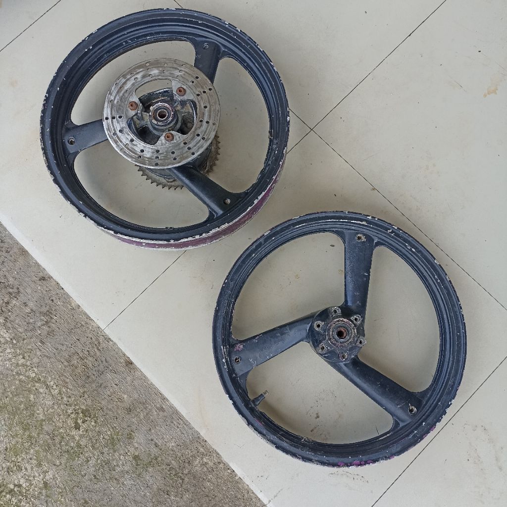 Original pelek velg racing standar ring 17 depan belakang Yamaha TZM 150 tzr 125 tzr250