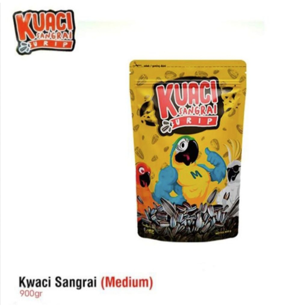 

KUACI SANGRAI URIP MEDIUM KWACI PREMIUM PARROT AFGREY MACAU