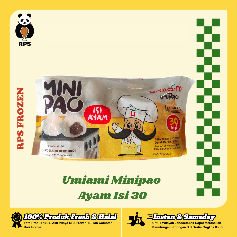 

Minipao isi ayam umiami isi 30 biji, bapao frozen, bapao isi ayam, bapao frozen isi ayam