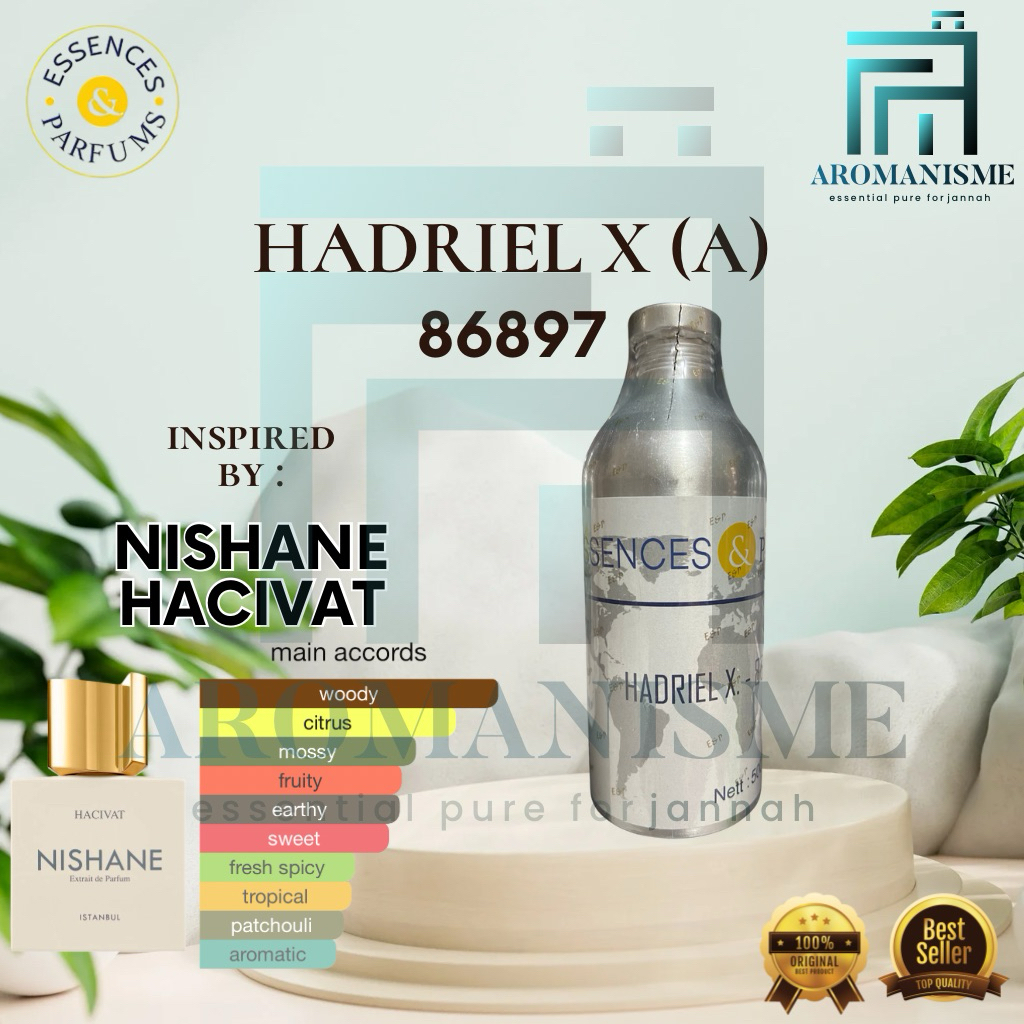 Bibit Parfum Nishane Hacivat By Essences Hadriel X Grade A Segel 500Gram