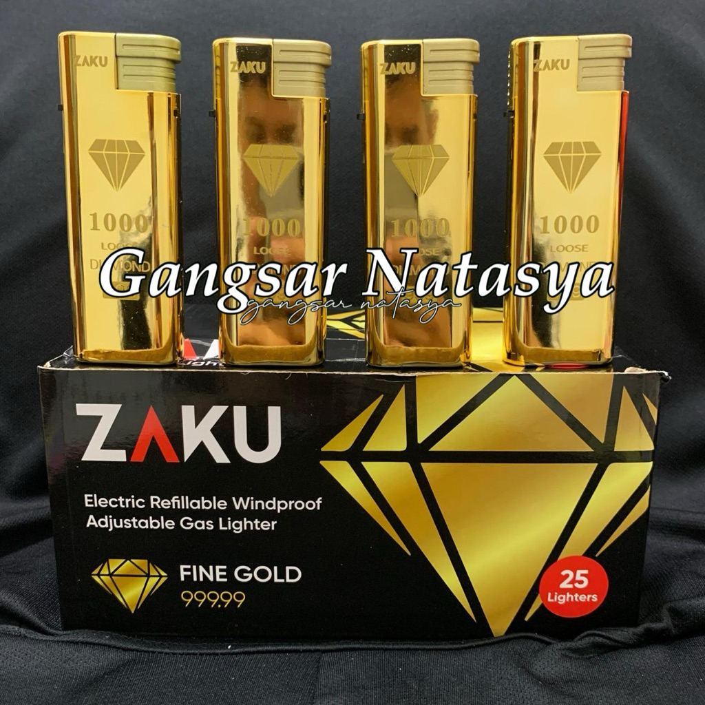 korek nyala api bara las jumbo merk zaku gold isi 25bj