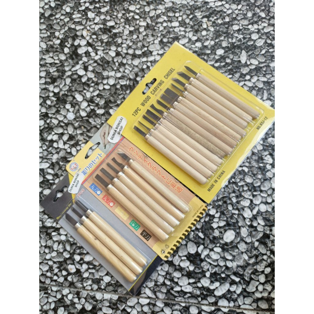 Variasi Alat ukir program bonsai satu set