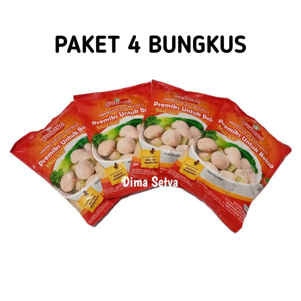 

SOBASO tepung adonan bakso khas Solo 250 gram ( 4pcs )