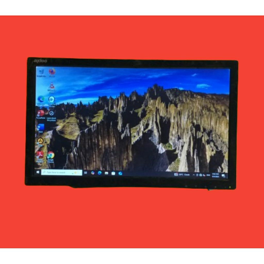 Monitor Komputer Axioo Monitor LCD OK Terimakasih