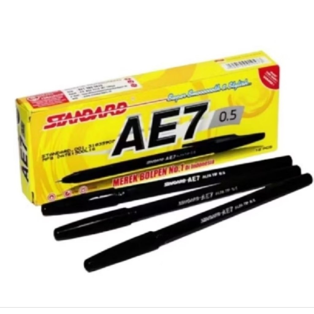 

Pulpen Standard Hitam 1pack(12pcs)