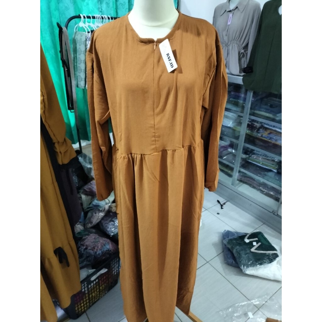 Gamis Dewasa Crinkle jumbo ld 120