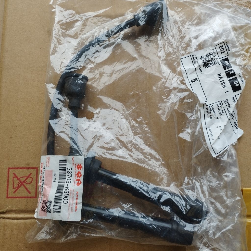 KABEL BUSI MOBIL SUZUKI APV, APV ARENA / FUTURA INJEKSEN, ORIGINAL SGP.