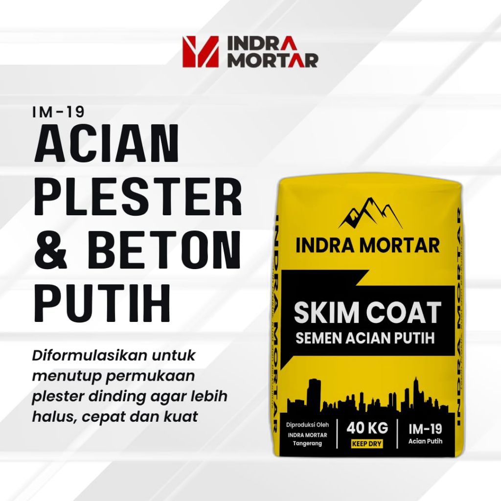 Semen Mortar || Semen Instant  || Semen Acian Putih Berkualitas || Indra Mortar