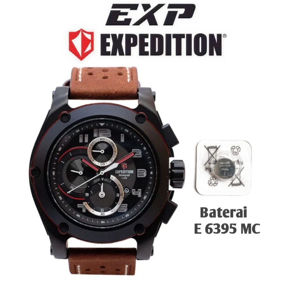 Baterai Original untuk Jam Tangan Expedition Type E 6395 MC