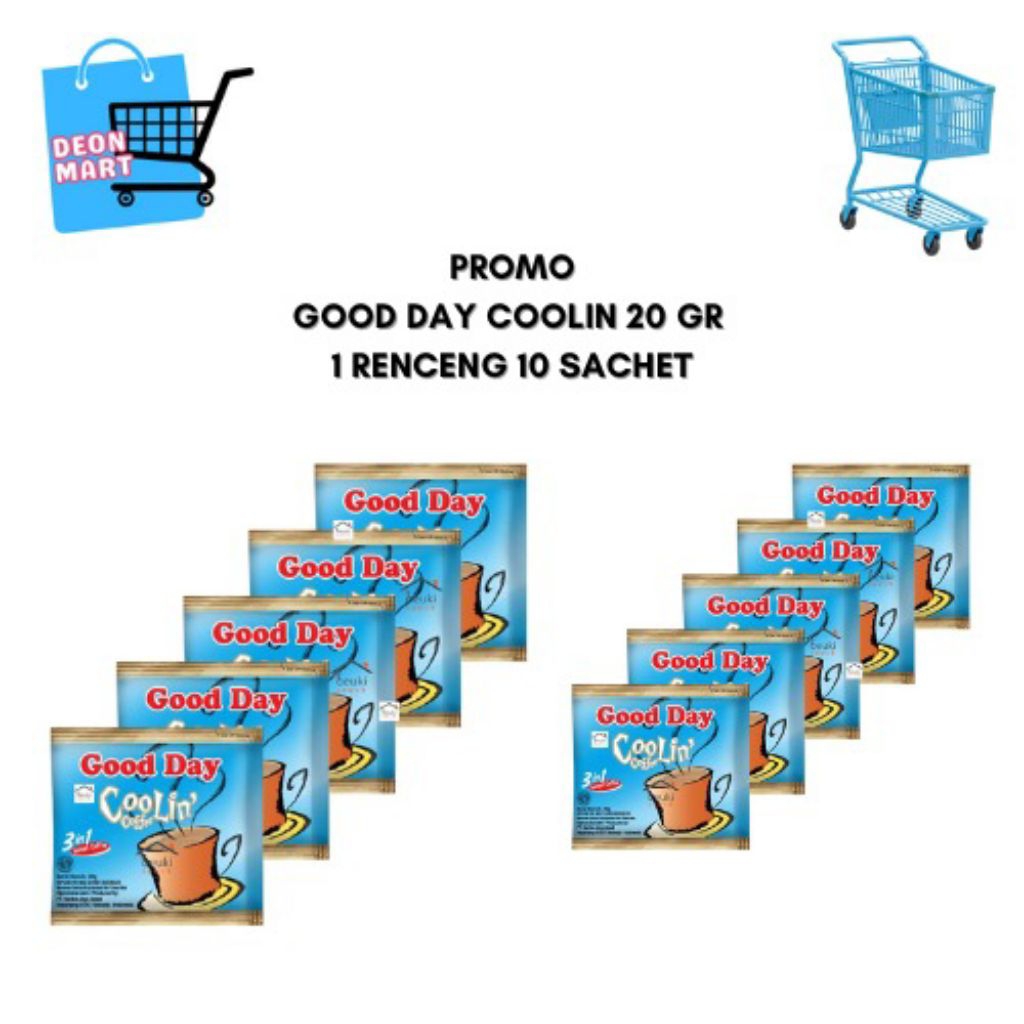 

PROMO GOOD DAY COOLIN 20 GR 1 RENCENG (10 SACHET)