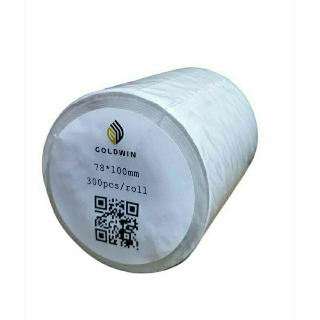 

Label Thermal Sticker 78x100 mm isi 300 pcs Brand Goldwin
