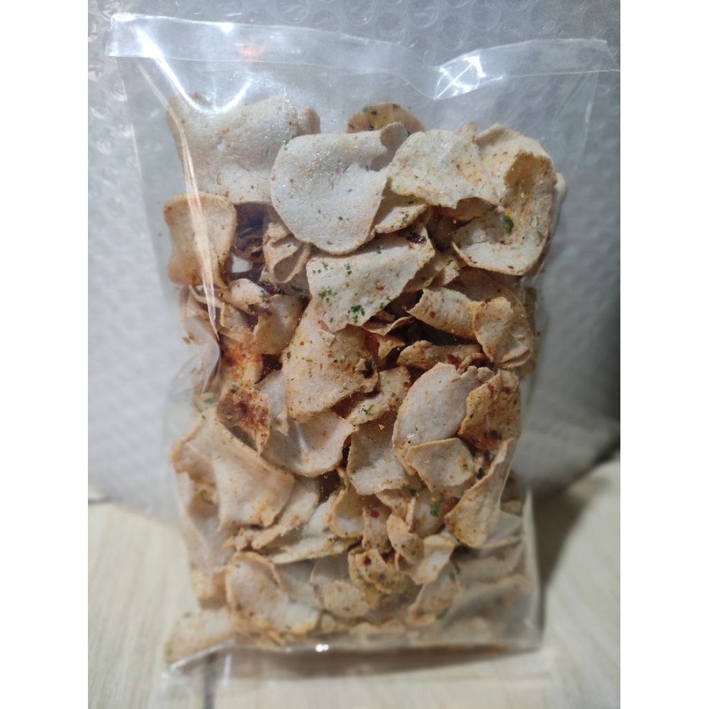 

Keripik Basreng daun jeruk pedas