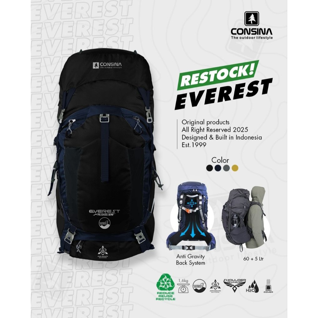 CONSINA EVEREST 60+5L Upgrade 2025