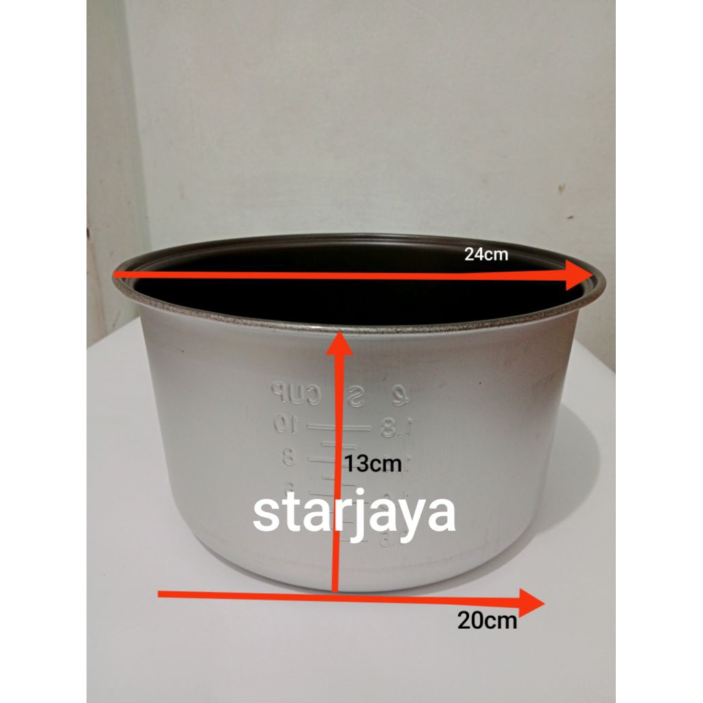PANCI RICE COOKER UKURAN 1,8 LITER