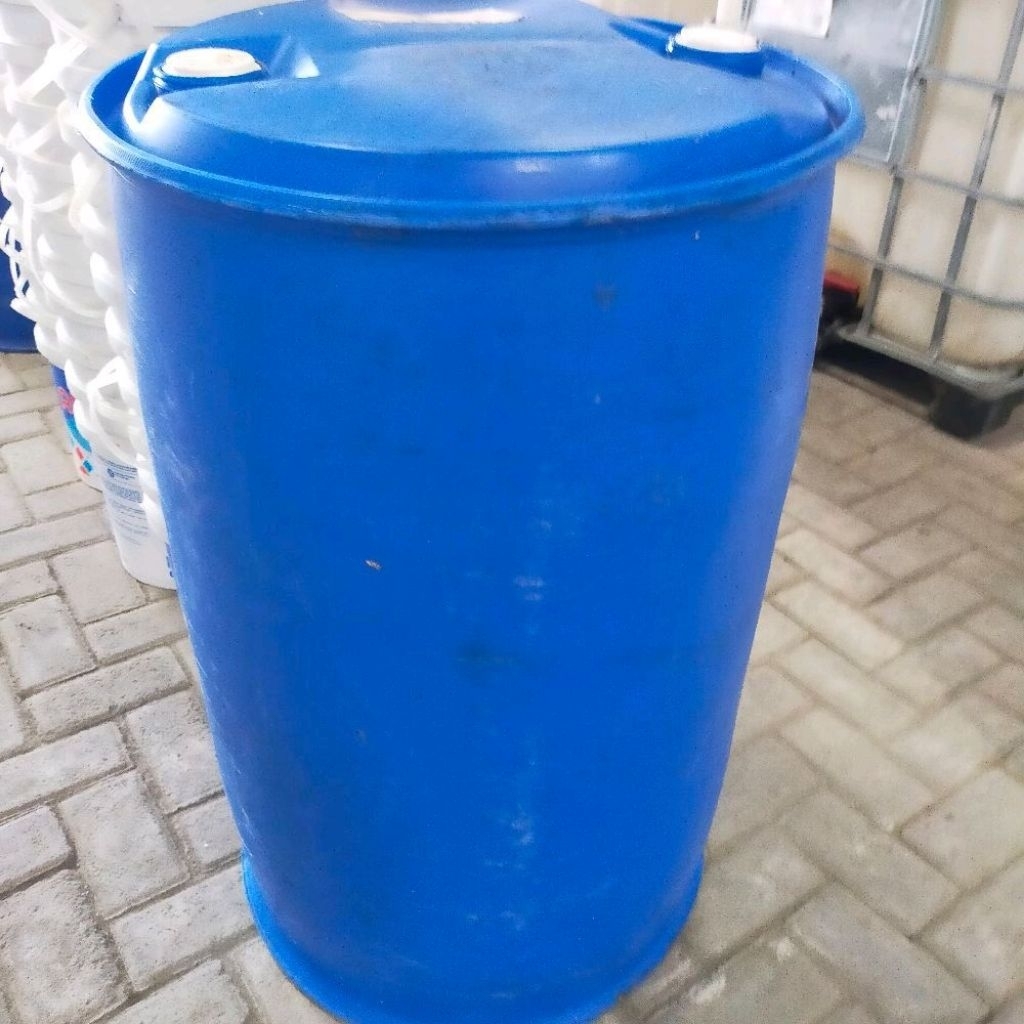 drum plastik 200liter bahan hdpe.untuk drum apung.drum tandon air dll