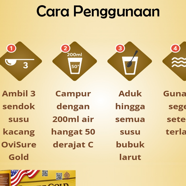 

HerbalOvisure Gold Susu Untuk Mengurangi Nyeri Tulang Dan Nyeri Sendi Dengan Nutrisi Msm Dan Univestin