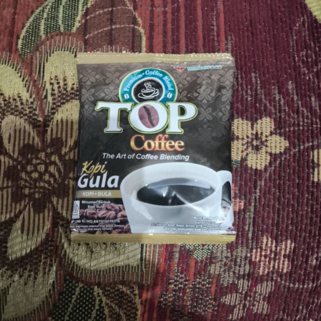 

TOP COFFEE THE ART OF COFFEE BLENDING KOPI+GULA 25 GR
