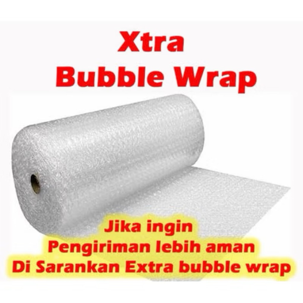 

Bubble Wrap Tambahan - Extra bubble wrap Pelindung paket