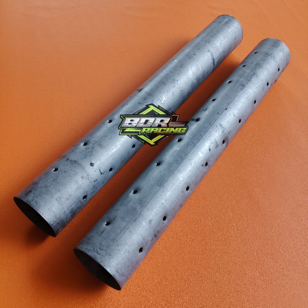 Saringan knalpot racing Sarbor Inlet 50 mm rata panjang 40 cm copy DBS kws satria Fu