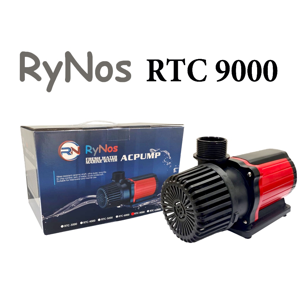 RYNOS RTC 9000 POMPA KOLAM IKAN KOI RTC-9000 L/H WATER PUMP NONSTOP 24 JAM POMPA SIRKULASI AIR LAUT 