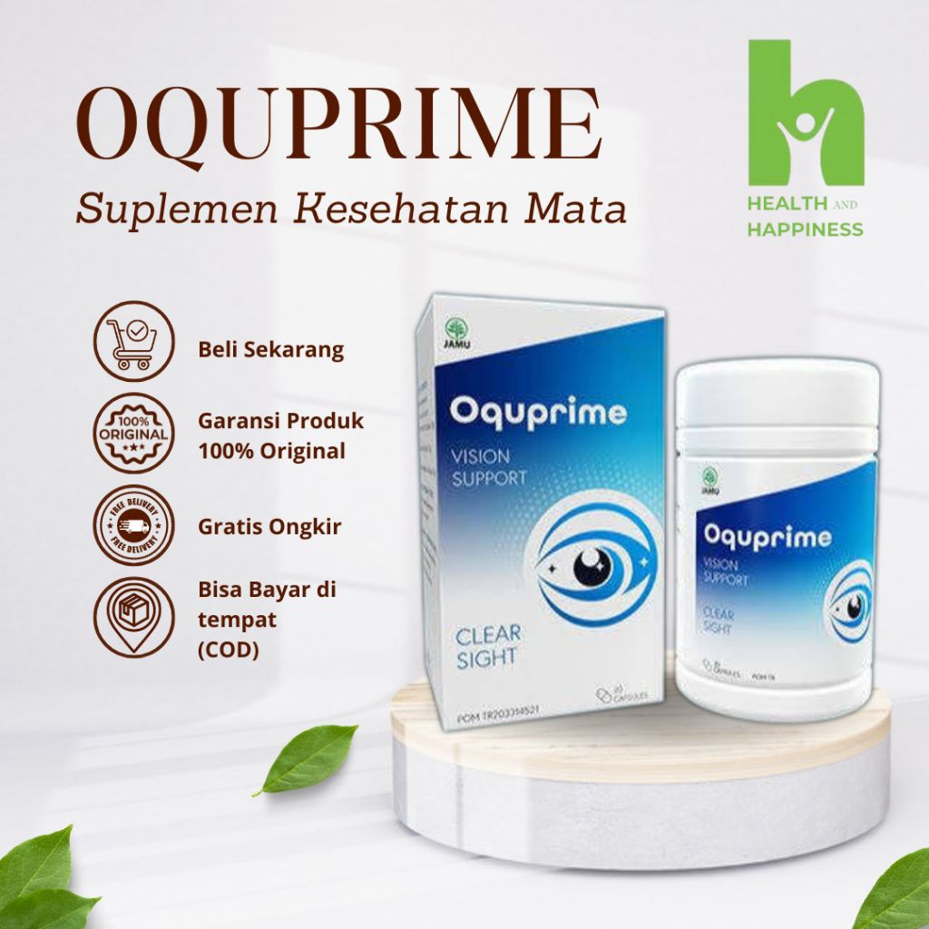 Oquprime Asli Original Suplemen Kesehatan Mata