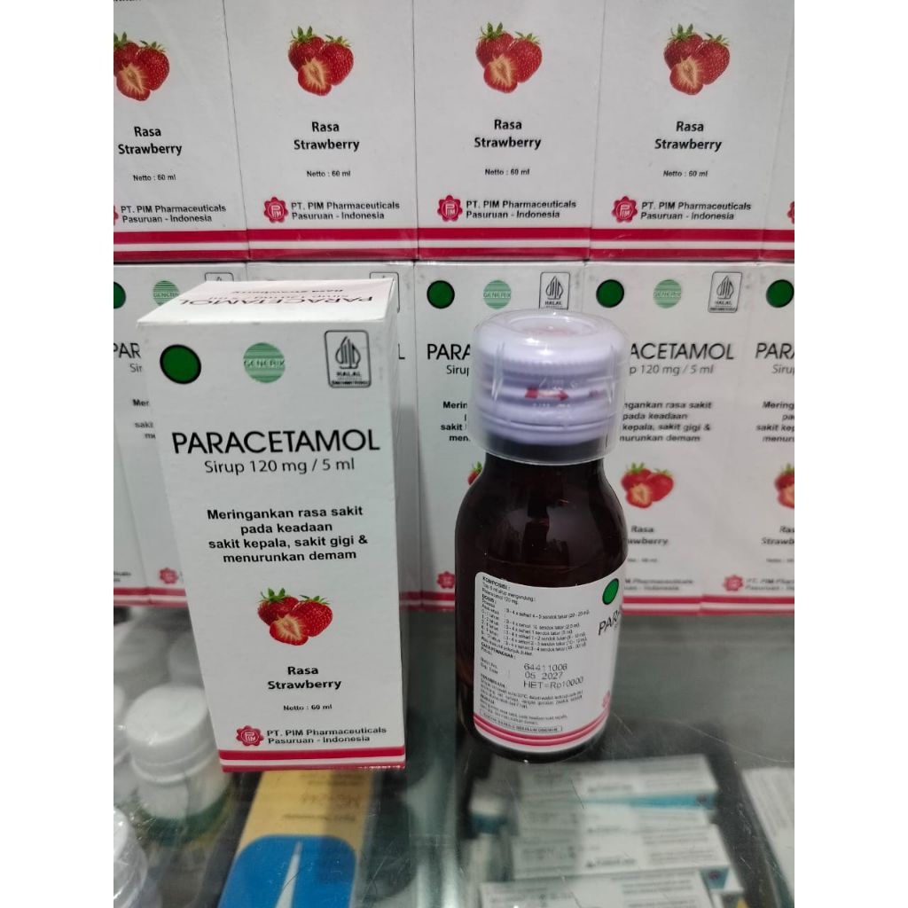 

parasetamol Syrup dr pim untuk demam flu sakit' gigi