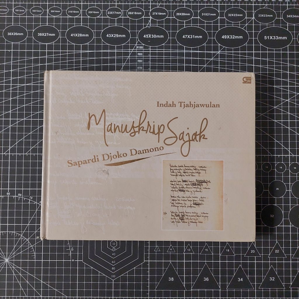 (Original, Segel) Buku Manuskrip Sajak Sapardi Djoko Damono - Indah Tjahjawulan