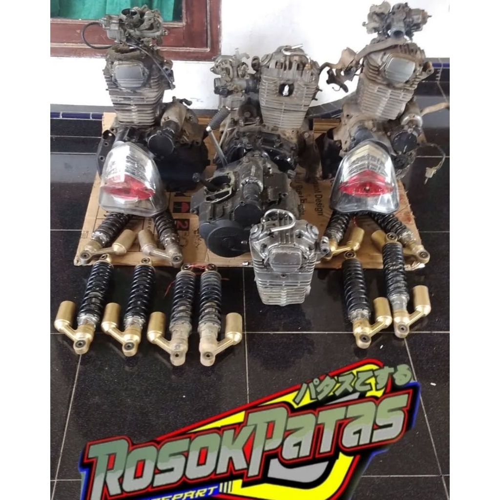 MESIN TIGER REVO TIREV 200CC LENGKAP ORIGINAL