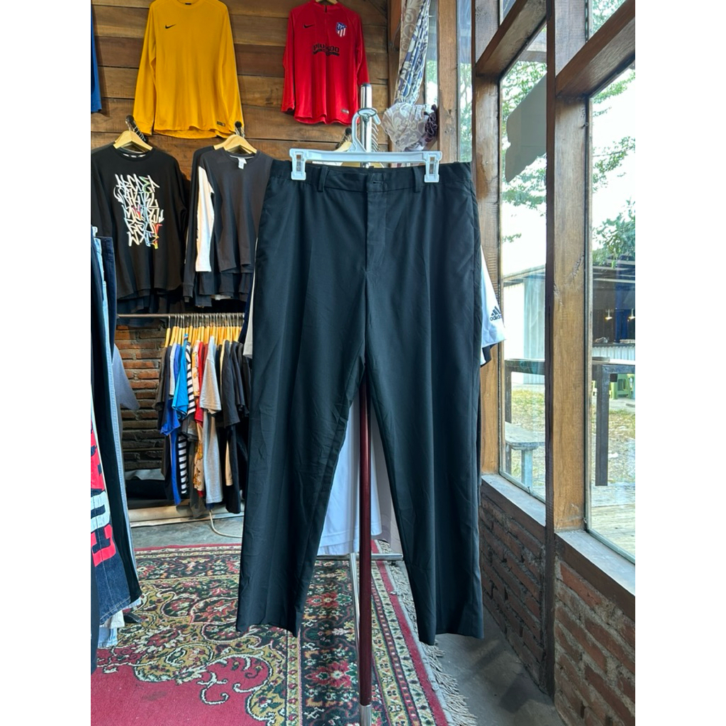 Work Pants Uniqlo Black Second Original