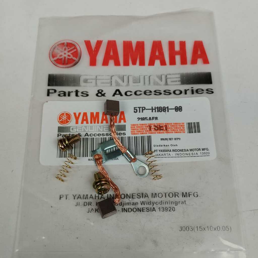 coolstater /arang stater/ carbon brush dinamo stater jupiter z/jupiter mx/vega r new