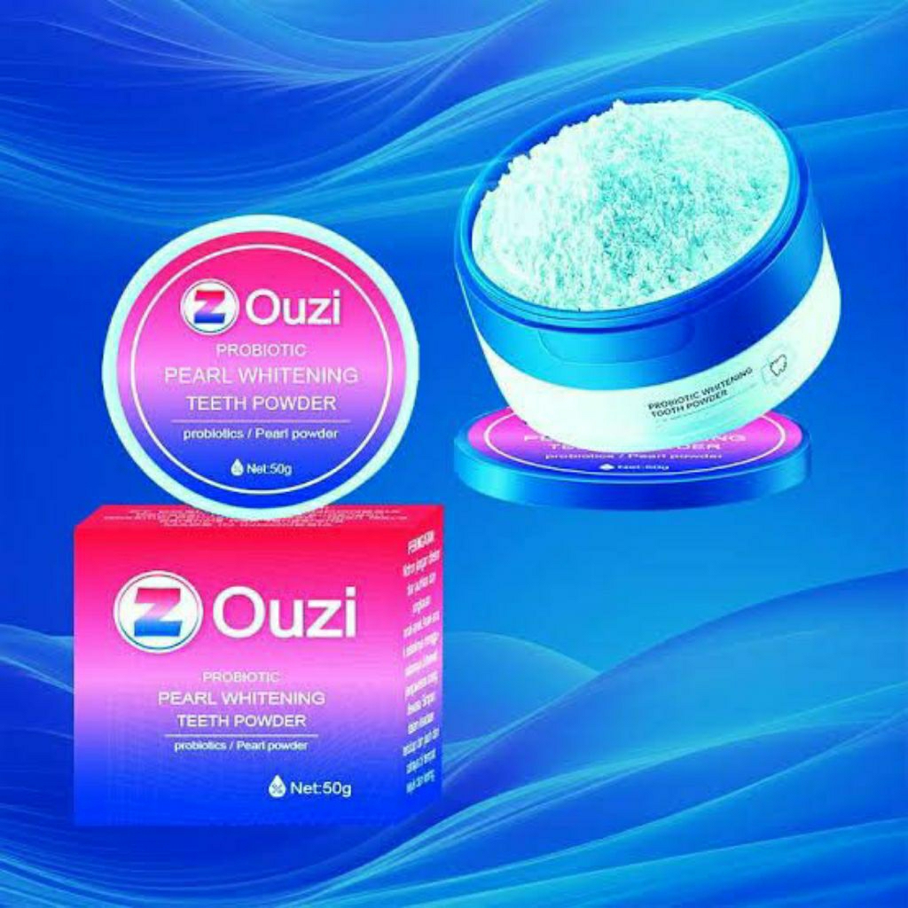 OUZI - BPOM hapus gigi kuning pergi  pasta gigi bubuk gigi hitam plak gigi karang gigi nafas segar g
