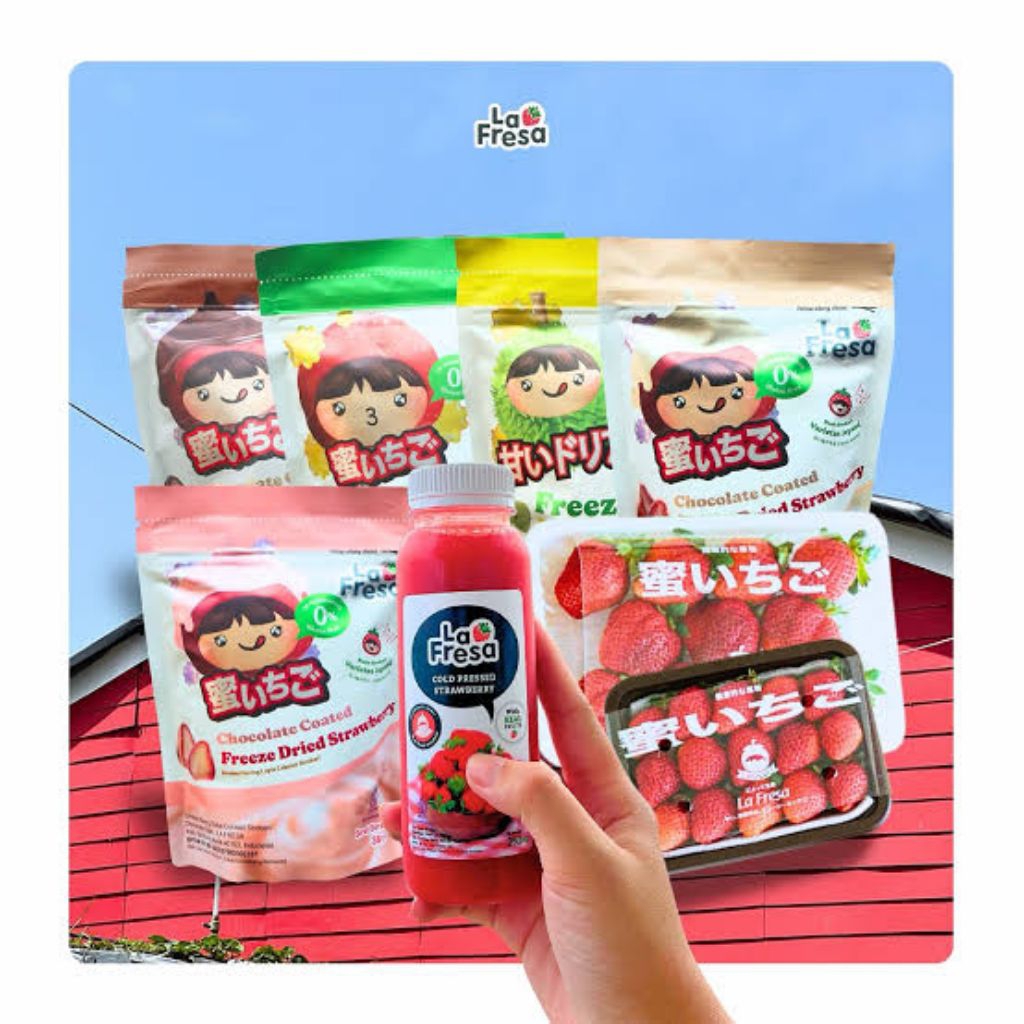 

ALL VARIAN LA FRESA FREEZE DRIED STRAWBERRY