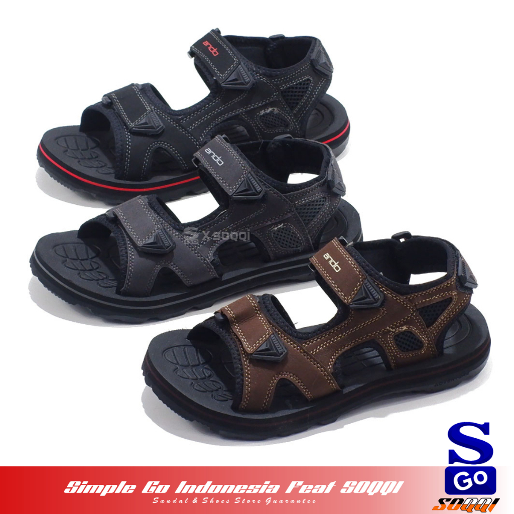 Ando arrowtech scoots sandal gunung pria original sepatu sendal outdoor cowok kekinian 38-42