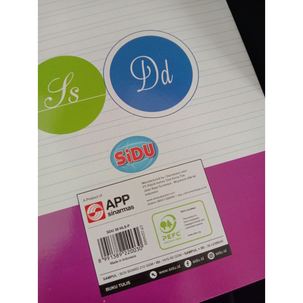 

Buku Tulis | Buku Tulis Latin Bahasa | Hemat Back To School