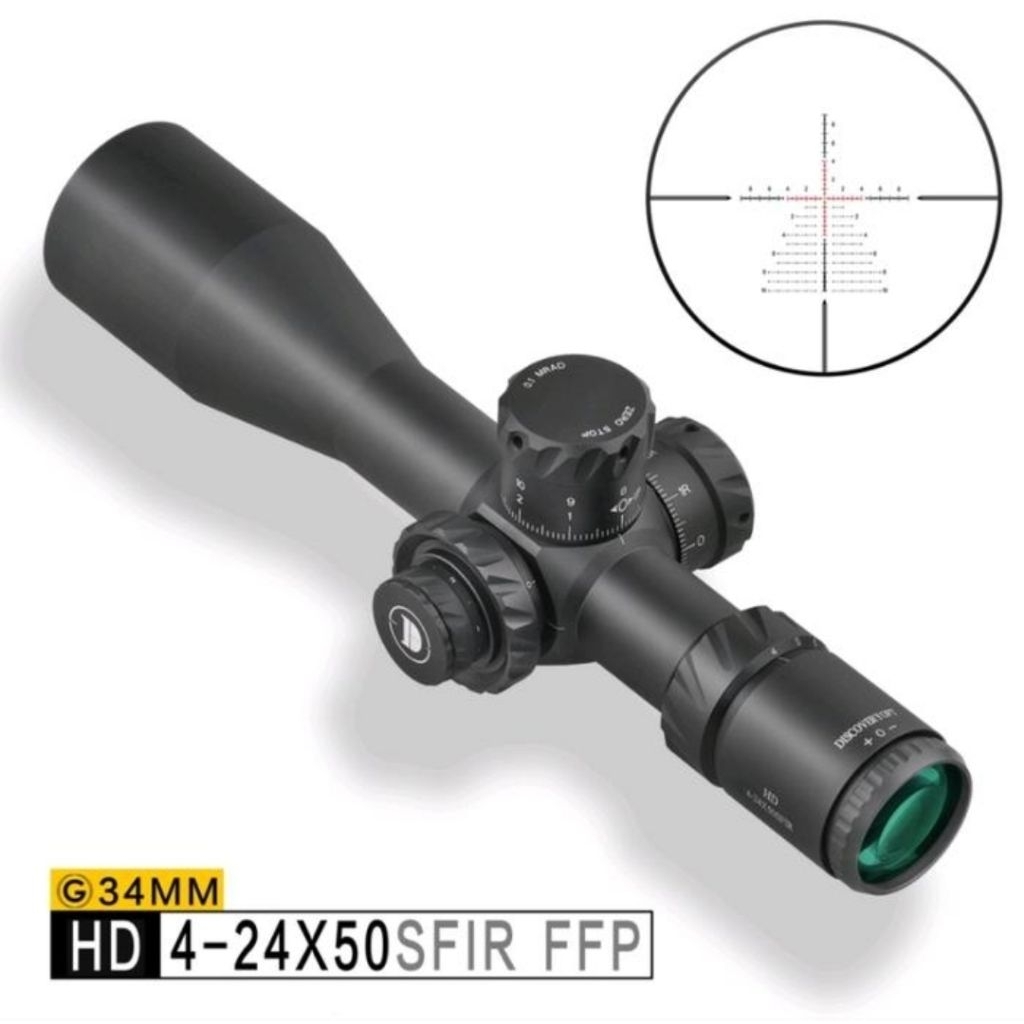 Teleskop Discovery HD 4-24x50 Sfir Ffp - Tube 34mm