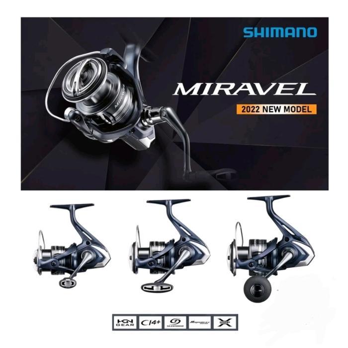 Gulungan Reel Pancing Shimano Miravel 2022 C3000 Reel Pancing - C3000