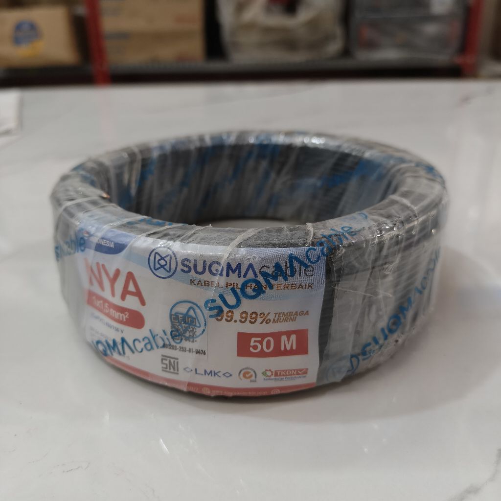 Kabel Tunggal NYA Suqma 1x1.5 mm 50 Meter