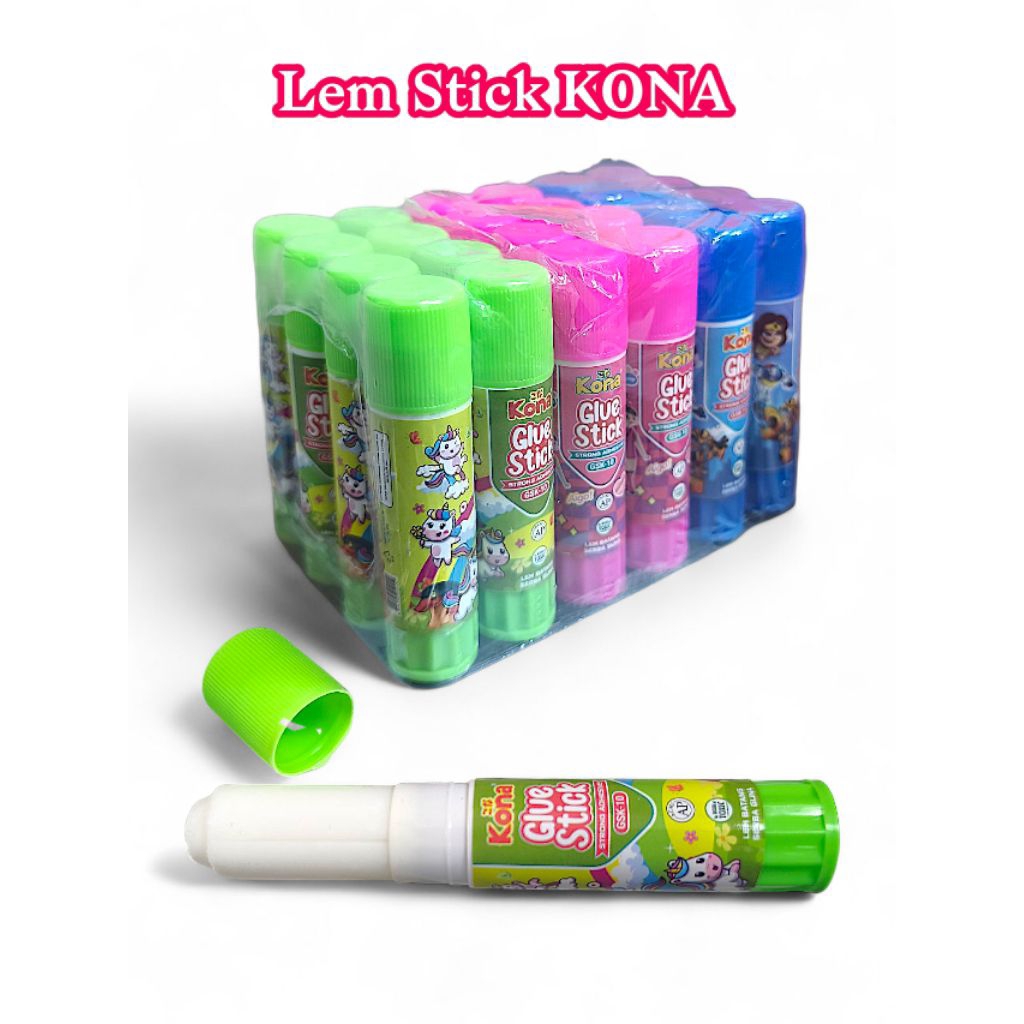 

[1 BOX] Lem Kertas Glue Stick Isi 24 Pcs/Lem Kertas Anak/Lem Kertas Murah/Lem Kertas Glue
