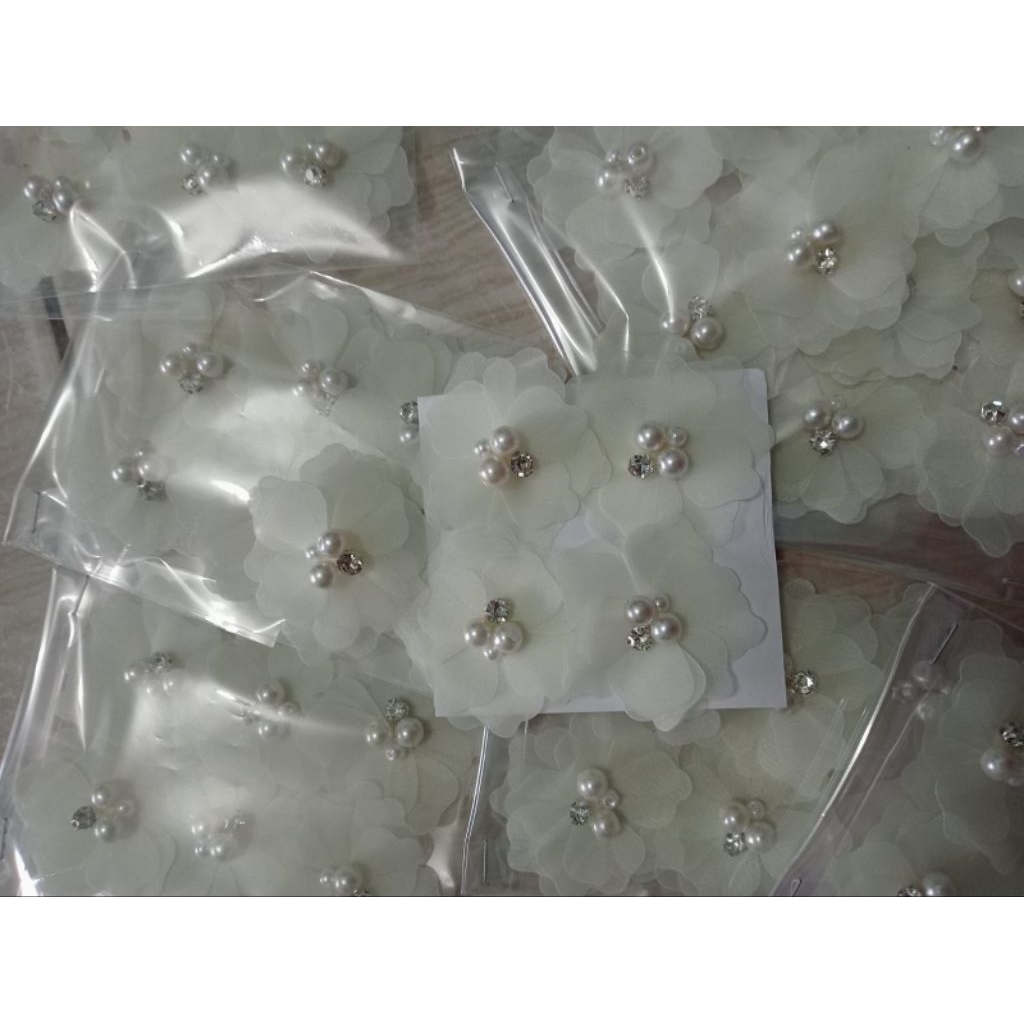 bunga organza/ bunga 3d