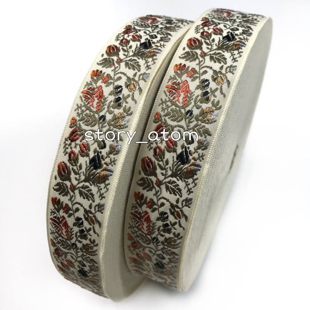 

1 YARD - PITA MOTIF RANTING DAUN / PITA MOTIF DAUN / PITA MOTIF BUNGA