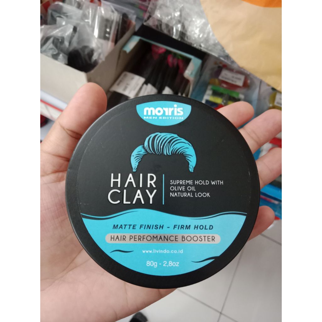 HAIR CLAY MORRIS 80G | POMADE HAIR